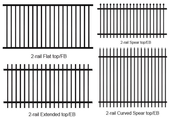 Welded iron fence commercial (2)