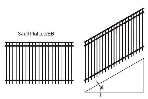Rackable iron fence panels (2)