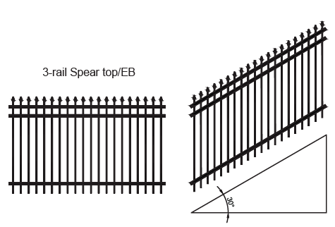 Rackable iron fence panels (1)